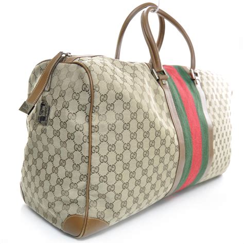 gucci monogram bag black|gucci monogram duffle bag.